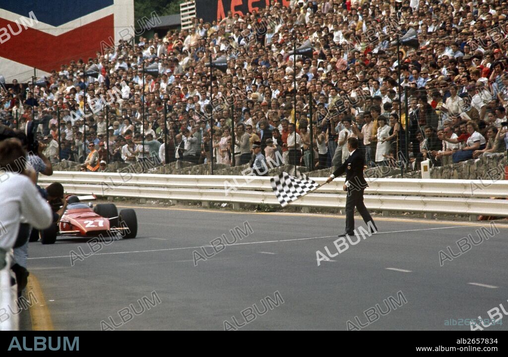 Belgian GP, Spa-Francorchamps 7th June 1970. Jacky Ickx, Ferrari 312B, finished 8th.