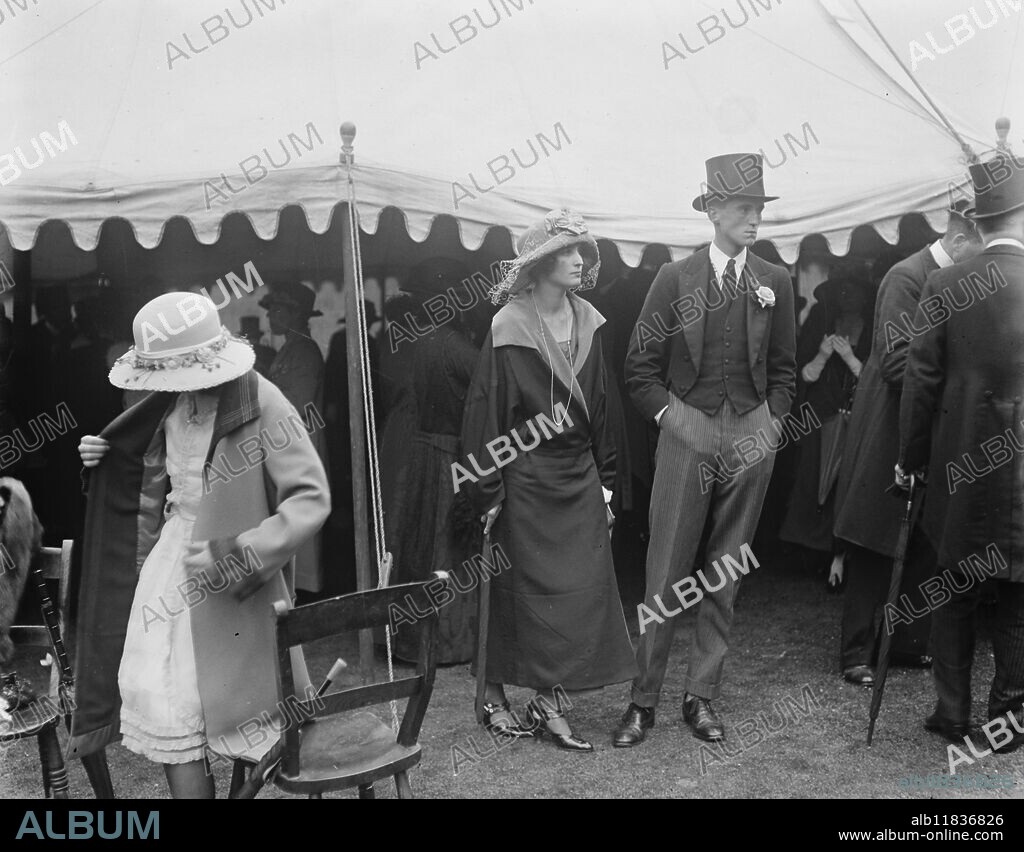 Speech Day at Harrow School . Lady Mary Thynne with her brother Viscount Weymouth . 28 June 1923.