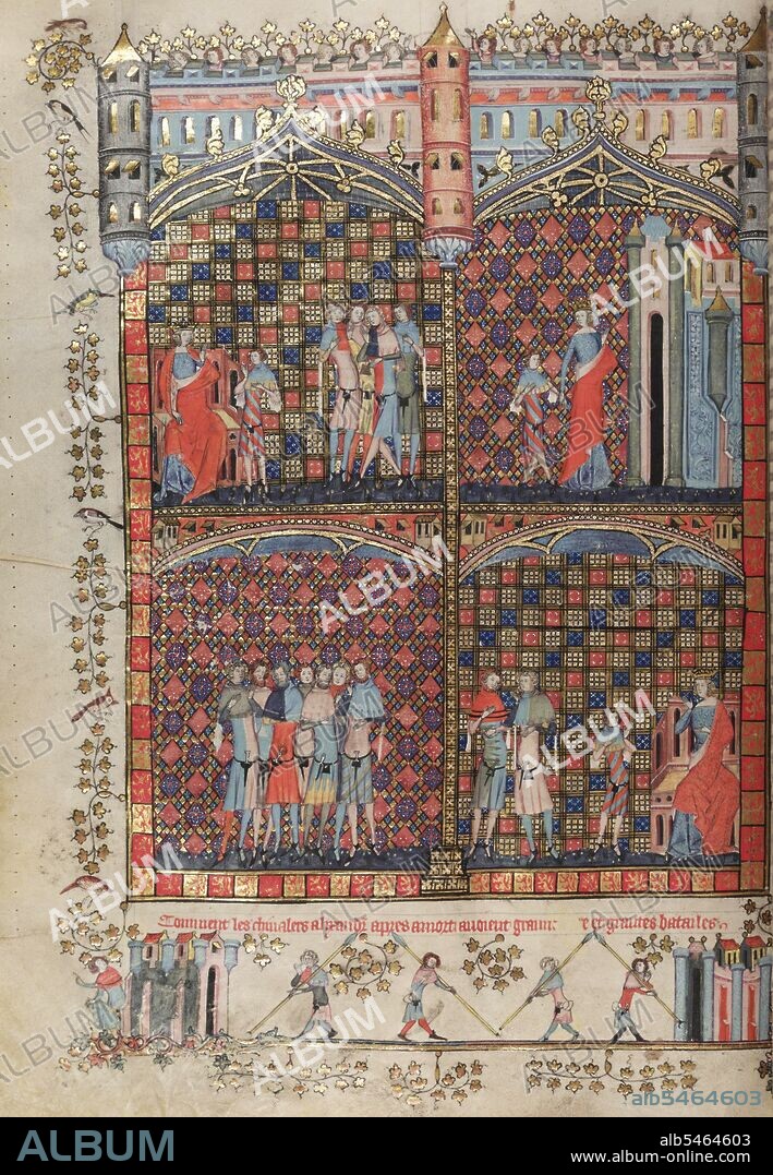 Attributed to an unknown author identified only as Pseudo-Callisthenes, 'The Romance of Alexander' was first produced in Greek between 200-300 CE from written accounts and stories derived from the oral tradition. Although notionally a history of Alexander the Great (d. 323 BC), it is really a mixture of legend and fact that raised the already remarkable accomplishments of Alexander's thirty two years of life to mythological status. The original Greek manuscript (of which there were actually three editions) is now lost, but it was subsequently translated into the Syriac, Armenian and Pahlavi languages, -- each introducing its own variations -- contributing stories to the Qur'an, inspiring Persian poetry and giving rise to its retranslation and dissemination throughout the Middle East. An early Latin version was the basis for translation into the vernacular languages of Europe where it became established as a popular Medieval tradition.