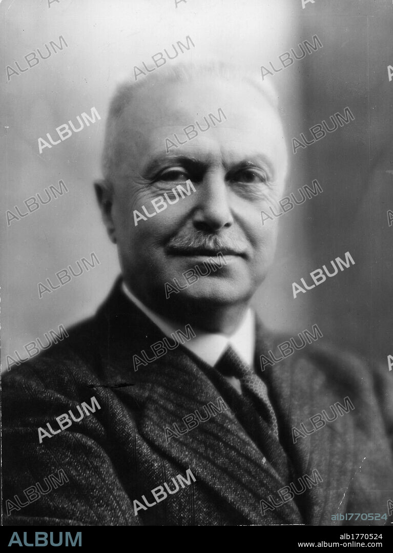 Portrait of Giovanni Agnelli. Portrait of the Italian entrepreneur Giovanni Agnelli. Italy, 1930s.