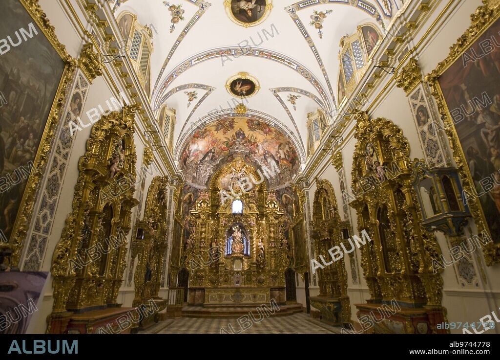 Sevilla. 06/05/2014. Capilla de estilo barroco del Palacio de San Telmo tras la restauración.