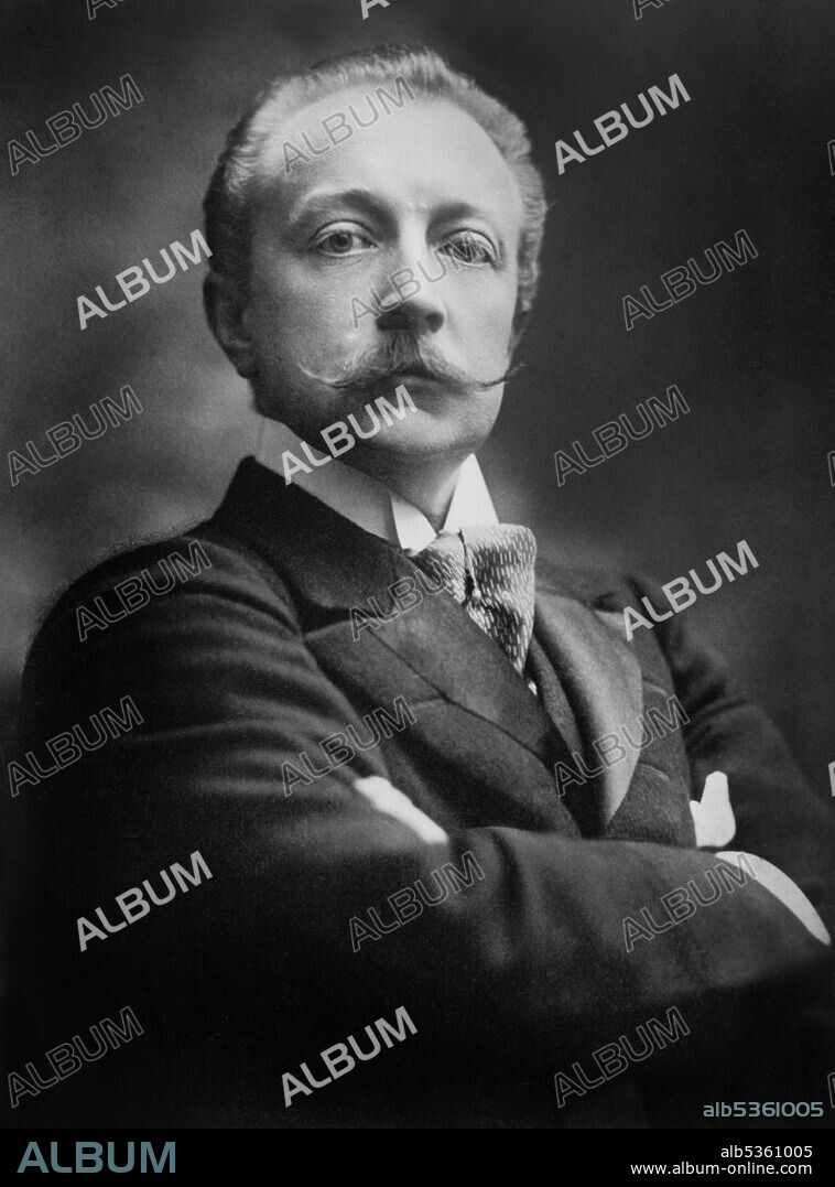 Boni de Castellane (1867-1932), French Nobleman and Politician, Husband of American Railroad Heiress Anna Gould, Portrait, Bain News Service, 1909.