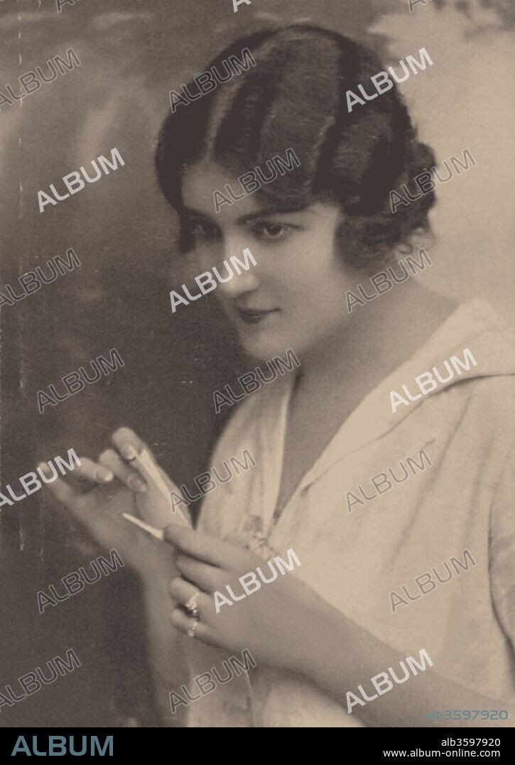 ANONYMOUS. Portrait of Tatiana Yakovleva (1906-1991).