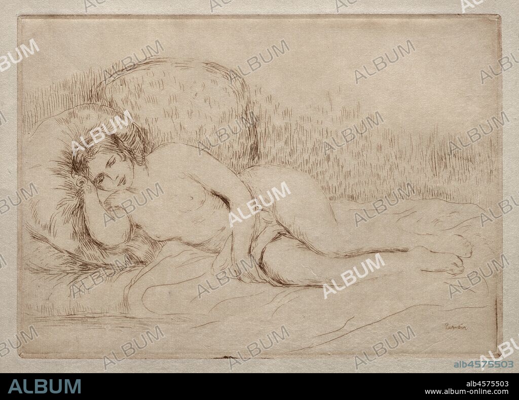 Femme nue couchée, 1906.