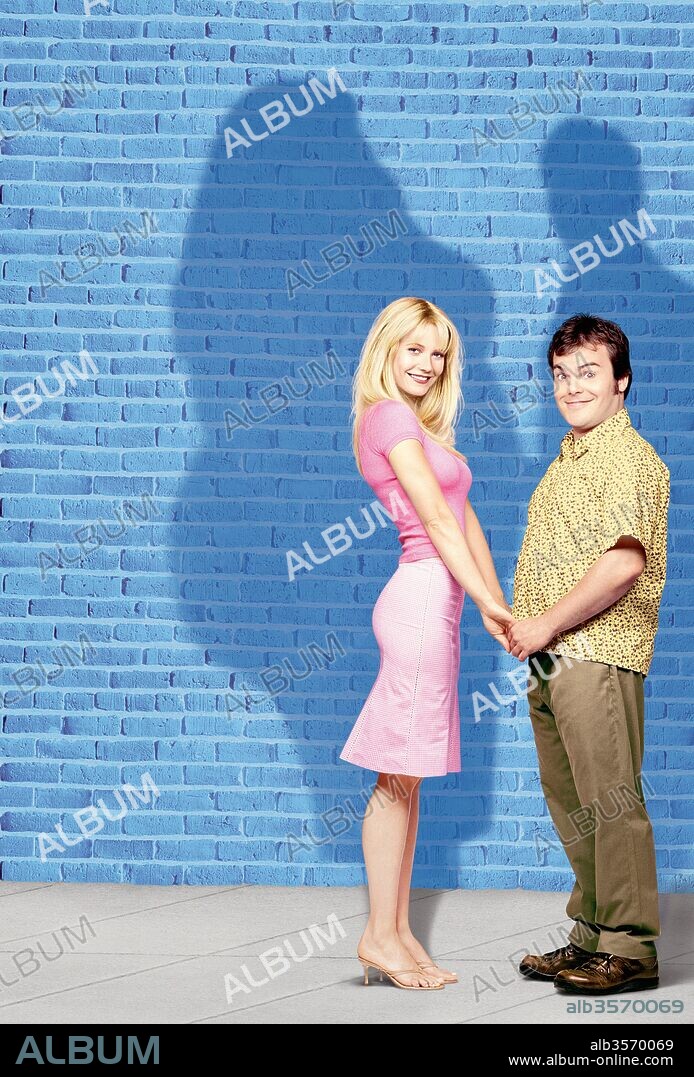 GWYNETH PALTROW and JACK BLACK in SHALLOW HAL, 2001, directed by BOBBY & PETER FARRELLY, BOBBY FARRELLY and PETER FARRELLY. Copyright 20TH CENTURY FOX.
