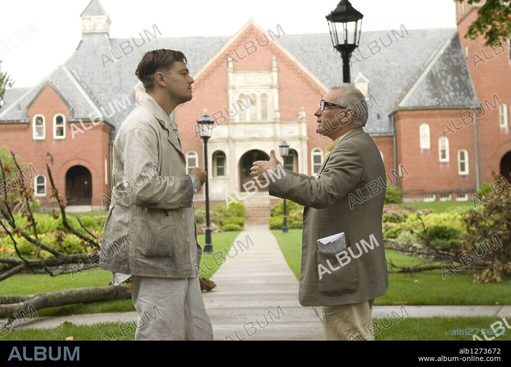 Leonardo DiCaprio und MARTIN SCORSESE in SHUTTER ISLAND, 2010, unter der Regie von MARTIN SCORSESE. Copyright PARAMOUNT PICTURES.