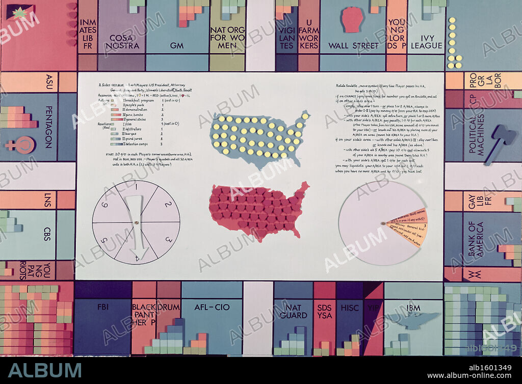 OEYVIND FAHLSTROEM. Us monopoly by Oyvind Fahlstrom, 1928-1976.