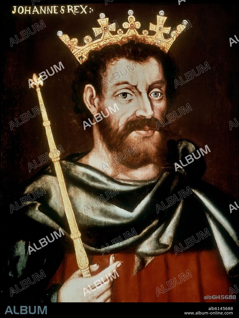 JUAN I DE INGLATERRA CONOCIDO COMO JUAN SIN TIERRA (1116-1216) - REY DE INGLATERRA Y SEÑOR DE IRLANDA.