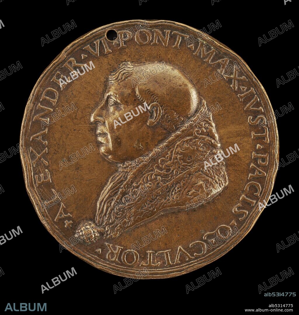 Alexander VI (Rodrigo Borgia, c. 1431-1503), Pope 1492 [obverse], 1492/1503.
