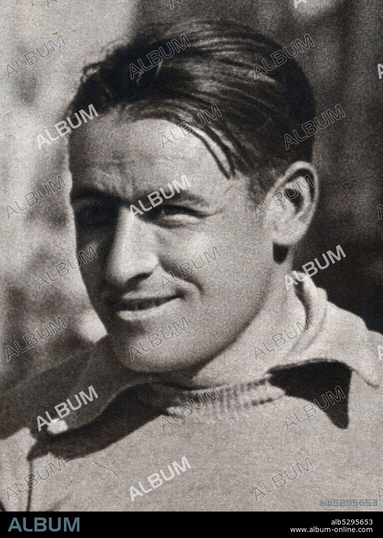 Mariano Cañardo Lacasta (1906-1987), corredor ciclista español. Año 1935.