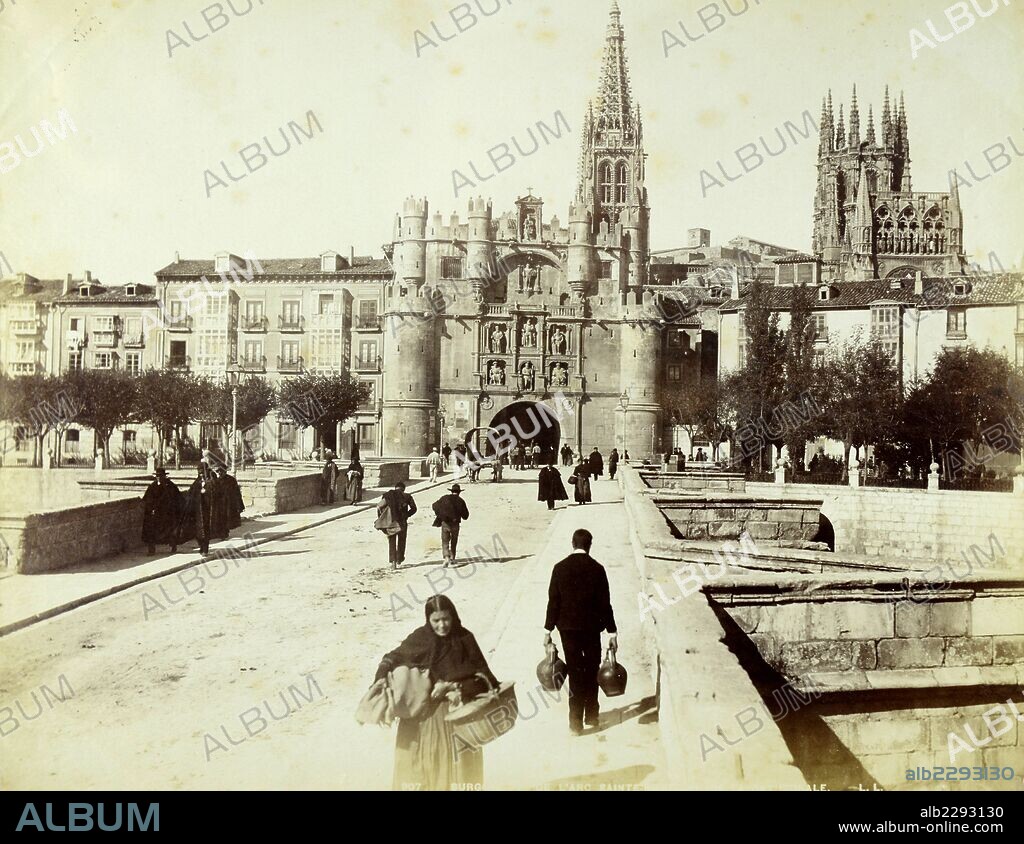 OCHOA DE ARTEAGA. Burgos, Puente y Arco de Santa María.