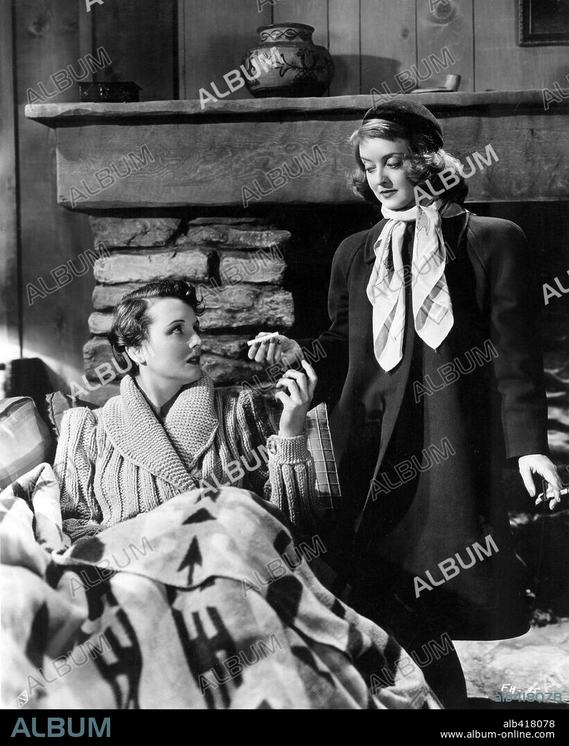 BETTE DAVIS and MARY ASTOR in THE GREAT LIE, 1941, directed by EDMUND GOULDING. Copyright WARNER BROTHERS.