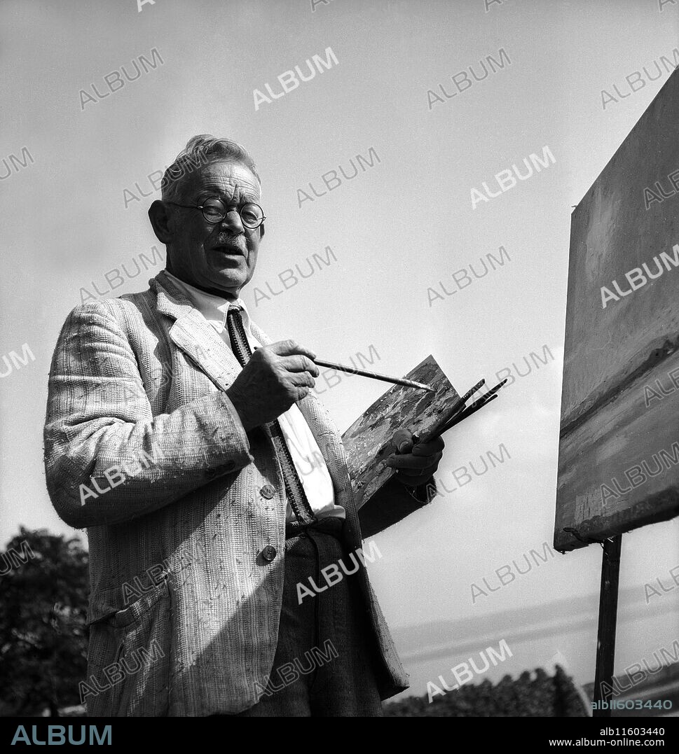 Ernst Geiger, painter.