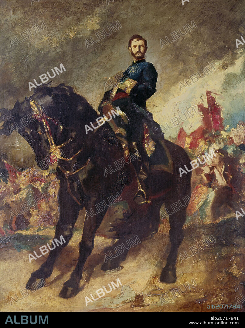 EUGENIO LUCAS VELAZQUEZ (1817-1870). EL CONDE DE REUS - GENERAL PRIM (1814/1871) - MILITAR Y POLITICO.