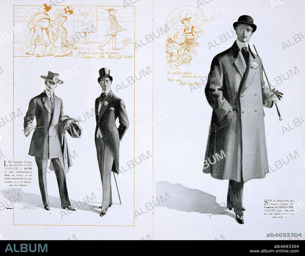 Mode 1900 homme 2025