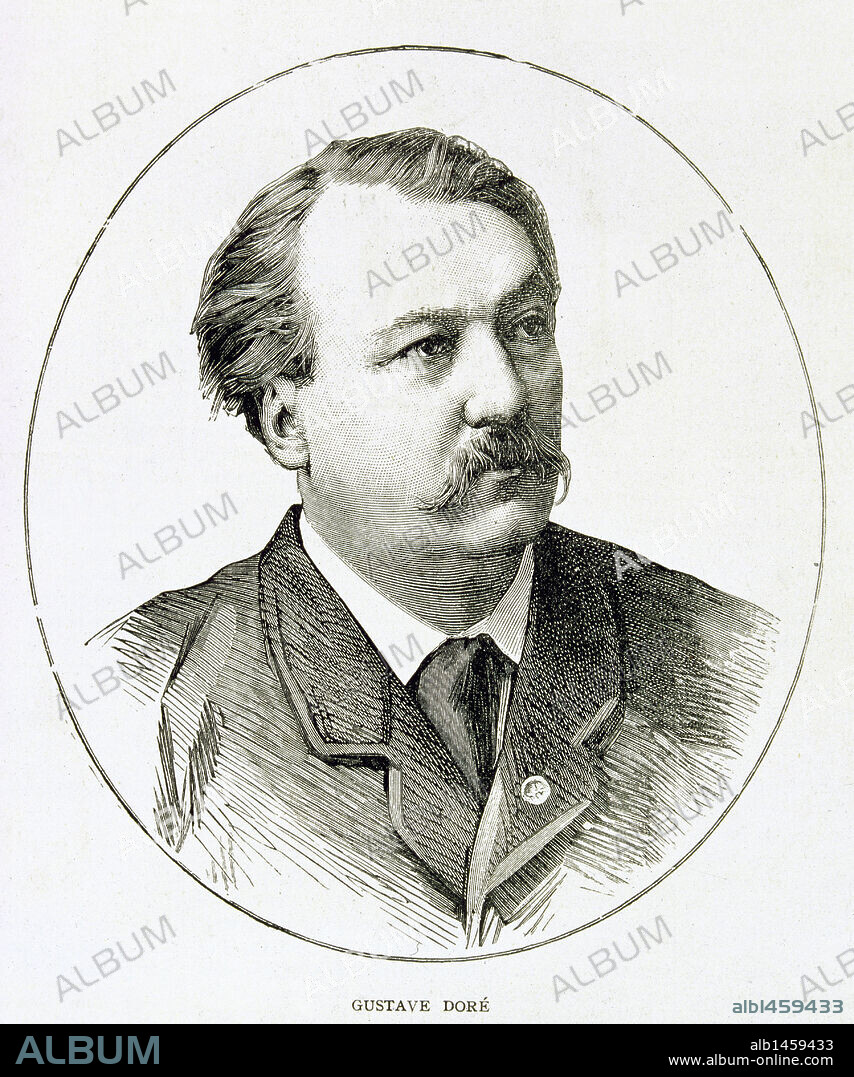 DORE, Gustavo (Estrasburgo, 1833-París, 1883). Dibujante ilustrador francés. Ilustró la "Divina Comedia" (1861), los "Cuentos de Perrault" (1862) la Biblia (1864) y las "Fábulas de La Fontaine" (1867). Grabado de l'Illustration francesa.