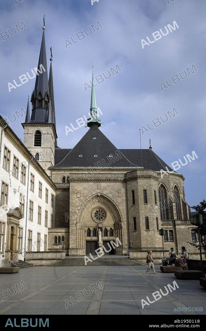 Luxembourg. Luxembourg City. Notre-Dame Cathedrale. 17th century. By Jean du Blocq (1583-1656).