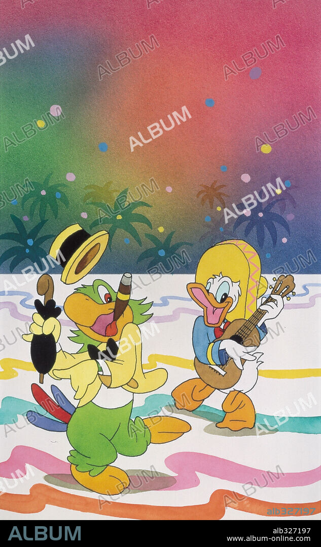 SALUDOS AMIGOS, 1942, dirigida por HAMILTON LUSKE, JACK KINNEY y WILFRED JACKSON. Copyright WALT DISNEY PRODUCTIONS.