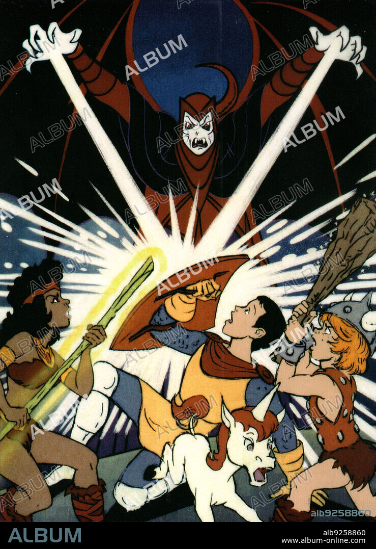 DRAGONES Y MAZMORRAS, 1983 (DUNGEONS & DRAGONS), dirigida por JOHN GIBBS. Copyright MARVEL PRODUCTIONS.