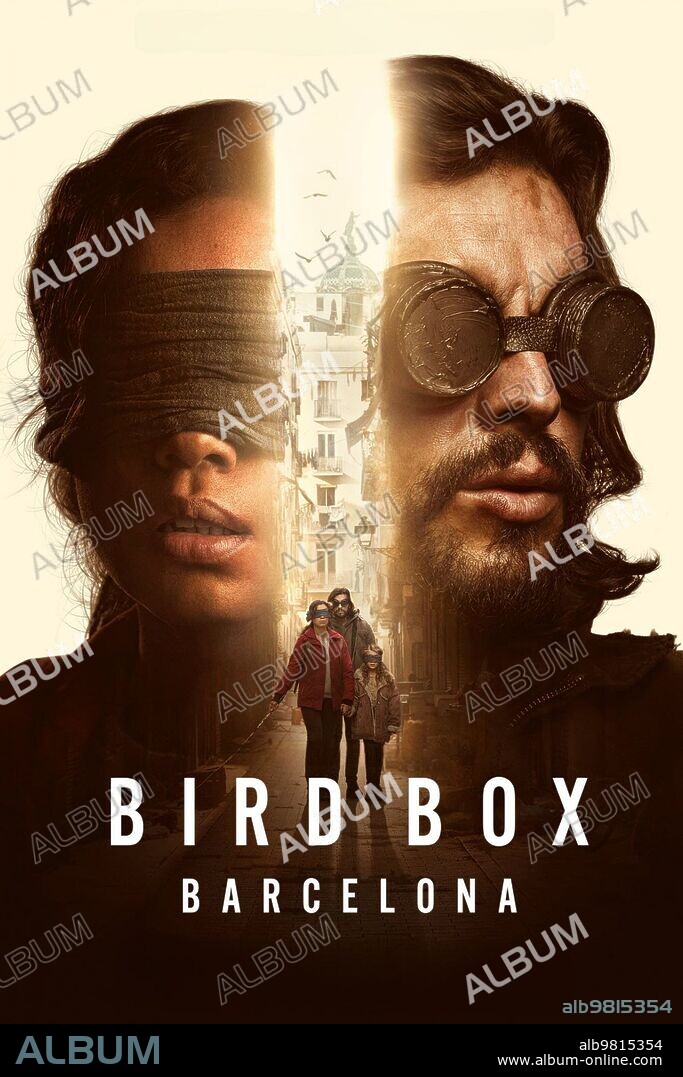 Poster of BIRD BOX BARCELONA, 2023, directed by ALEX PASTOR and DAVID PASTOR. Copyright NOSTROMO PICTURES.