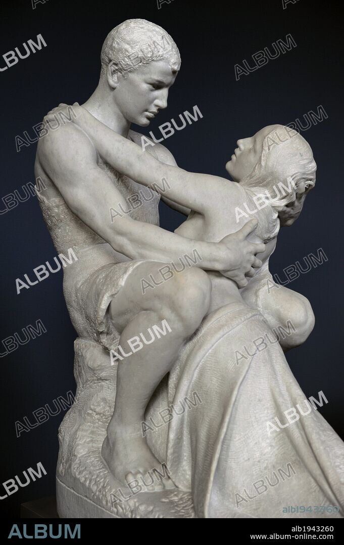 ARTE NORDICO. S. XX. EUROPA. STEPHAN SINDING (1846-1922). Escultor noruego-danés. "AMOR". Escultura realizada entre 1909-1914. Museo Carlsberg Glyptotek. Copenhague. Dinamarca. Norte de Europa.