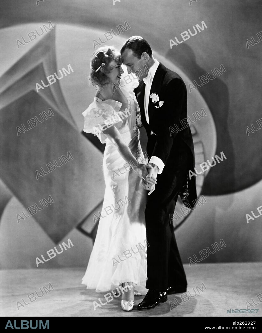 FRED ASTAIRE y GINGER ROGERS en VOLANDO HACIA RÍO DE JANEIRO, 1933 (FLYING DOWN TO RIO), dirigida por THORNTON FREELAND. Copyright RKO.