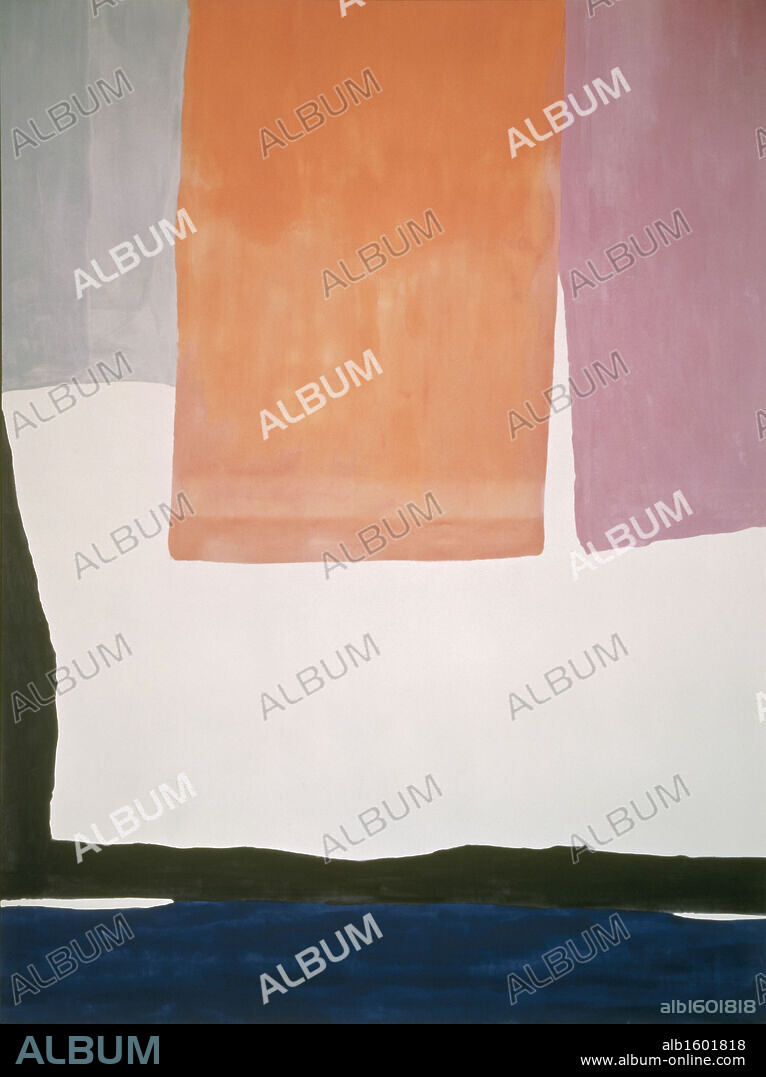 The Human Edge by Helen Frankenthaler, born 1928, USA, New York State, Syracuse, Everson Museum of Art.