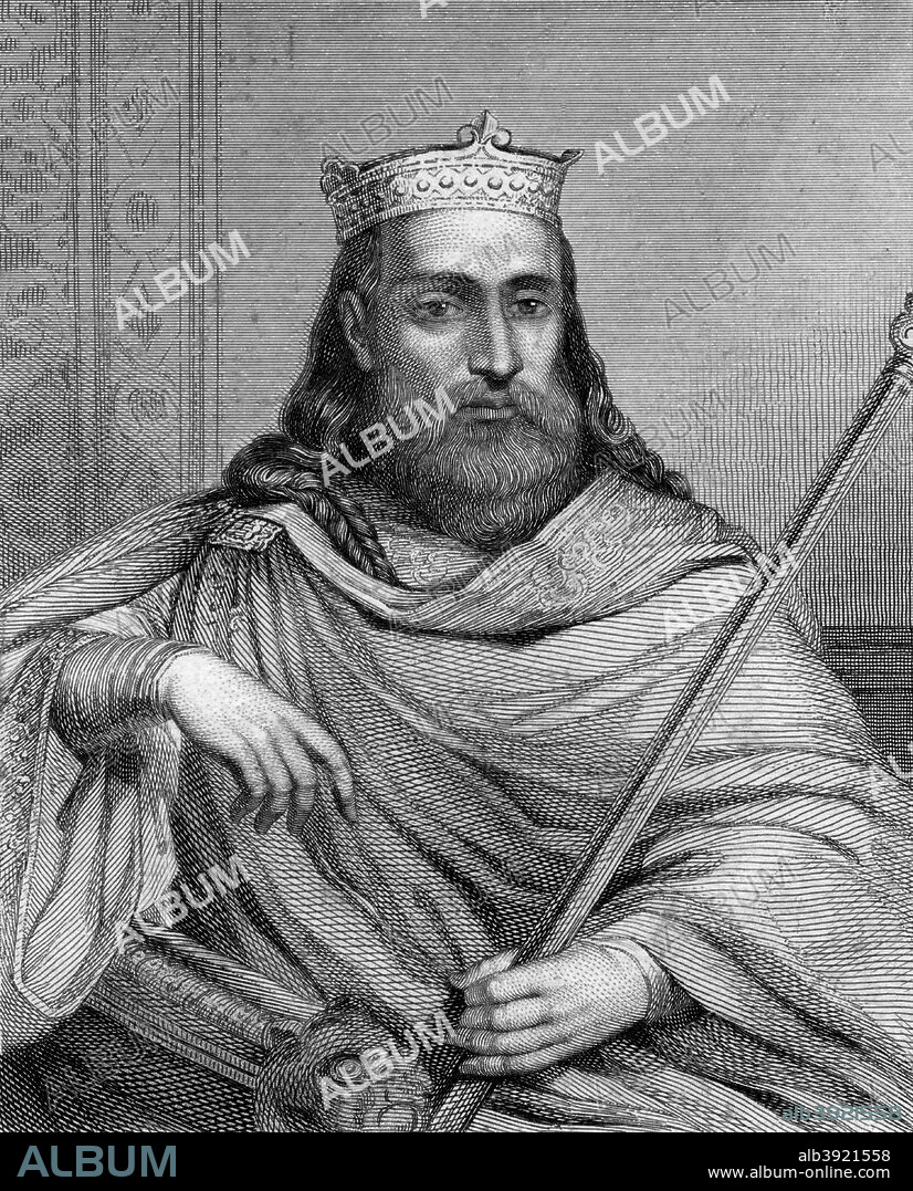 King Clotaire I of the Franks, (19th century). One of the four sons of Clovis I, Clotaire I (497-560) was a Frankish king who ruled from 511-560, becoming sole King of the Franks when his brother Childobert died in 558.