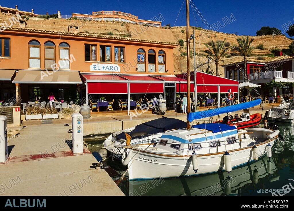 restaurante marisqueria El Faro del Toro, Port Adriano, Calvia, mallorca, islas baleares, Spain, europa.