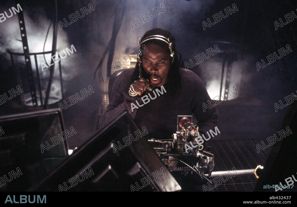 HAROLD PERRINEAU JR in THE MATRIX REVOLUTIONS, 2003, directed by ANDY WACHOWSKI and LARRY WACHOWSKI. Copyright WARNER BROS. PICTURES.