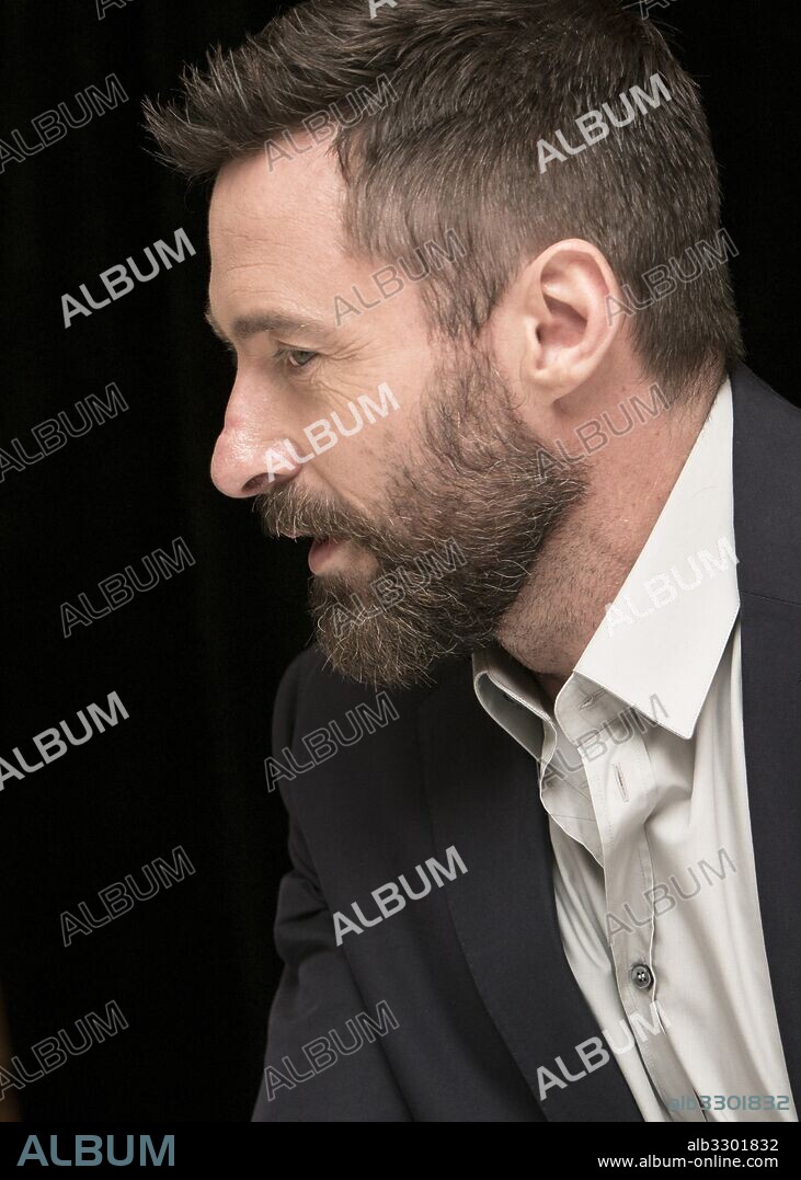 HUGH JACKMAN. May 9, 2014 - New York, New York, U.S. - HUGH JACKMAN promotes 'X-Men: Days of Future Past'. Hugh Michael Jackman (born October 12,1968) is an Australian actor, singer and producer. Jackman has won international recognition for his roles in variety of film genres. He is known for his long-running role as Wolverine in the X-Men film series, as well as for his lead roles in films such as the romantic-comedy fantasy Kate & Leopold (2001), the action-horror film Van Helsing (2004), the magic-themed drama The Prestige (2006), the epic fantasy drama The Fountain (2006), the epic historical romantic drama Australia (2008), the film version of Les Miserables (2012), and the thriller Prisoners (2013). His work in Les Miserables earned him his first Academy Award nomination for Best Actor and his first Golden Globe Award for Best Actor Motion Picture Musical or Comedy in 2013. In Broadway theatre, Jackman won a Tony Award for his role in The Boy from Oz. A four-time host of the Tony Awards themselves, he won an Emmy Award for one of these appearances. Jackman also hosted the 81st Academy Awards in 2009. Upcoming: Larrikins (2018). The Greatest Showman (2017), Logan (2017), X-Men: Apocalypse (2016. 09/05/2014