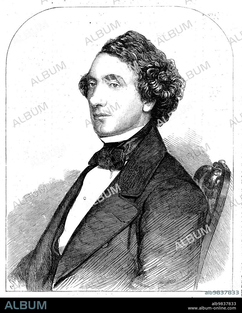 The Hon. John Alexander MacDonald, Premier of Canada, 1858. 'In 1838 he successfully defended a large number of prisoners implicated in the rebellion of 1837-8; and again, in 1839, his professional services were engaged for the defence of the so-called General Von Schultz, a prominent leader of a numerous band of American sympathisers, who, with ten of his misguided followers, paid the forfeit of their lives for their insane attempt to revolutionise Canada...His powers as a debater are of a high order, and nowhere has he been more successful or more in his element than in the Parliamentary arena, where his varied knowledge combined with profound acquaintance with constitutional law, and singular perspicuity and ingenuity, have left him without a rival'. From "Illustrated London News", 1858.
