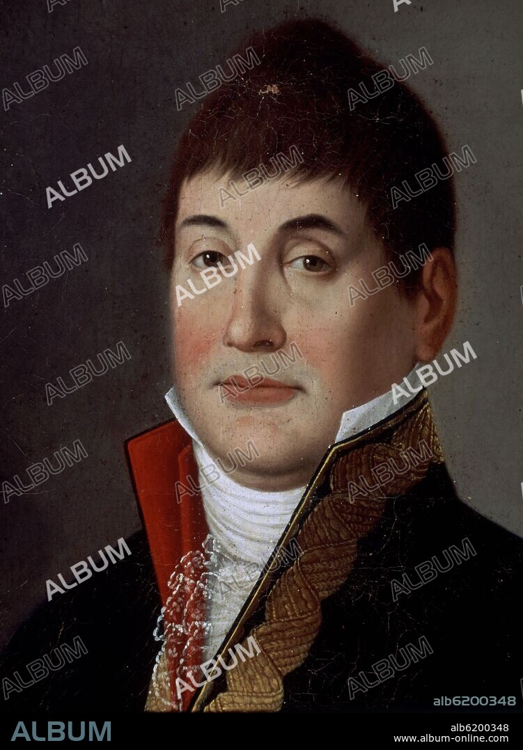 LUIS DE LA CRUZ Y RIOS. DON PEDRO VERDUGO AVITURIA-DET ROSTRO.