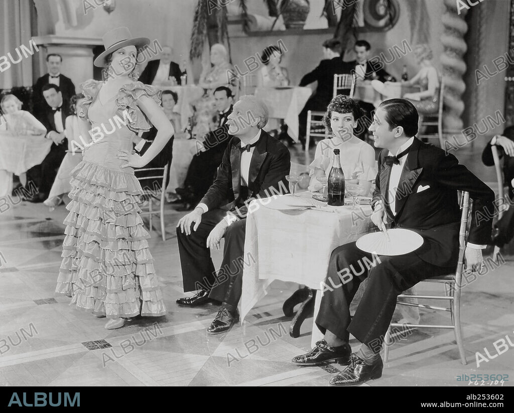 BLANCA VISCHER, CARLOS GARDEL and TRINI RAMOS in TANGO EN BROADWAY, 1934.