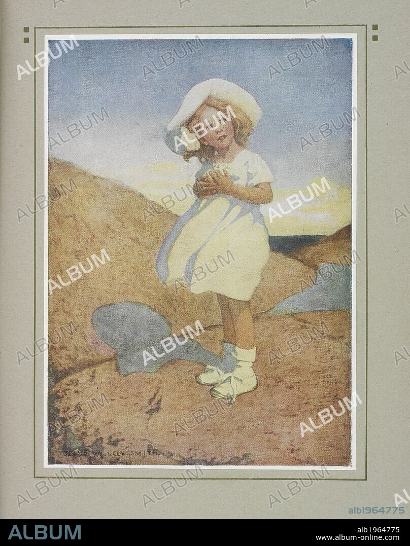 MARY STEWART et JESSIE WILLCOX SMITH. Young girl. The Way to Wonderland... Hoder & Soughton: London, [1920.]. Source: 012802.d.5, opposite page 24. Language: English.