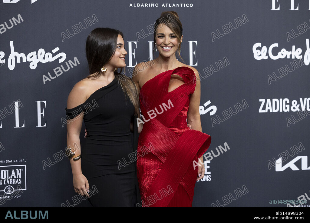 Daniella Bustamante (L) and Paula Echevarría (R) attended 'the ELLE Style Awards 2025' Photocall at the Royal Theater' on June 4, 2025 in Madrid, Spain.