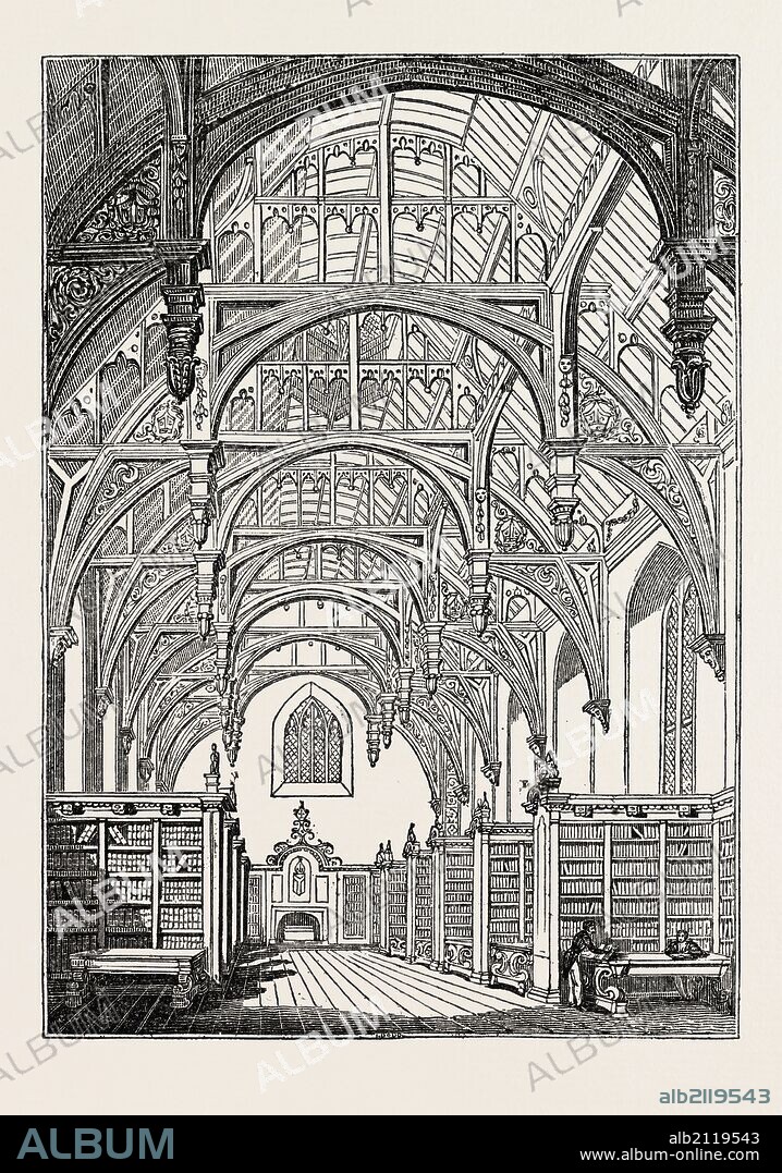 HALL OF LAMBETH PALACE, the official London residence of the Archbishop of Canterbury in England, UK.