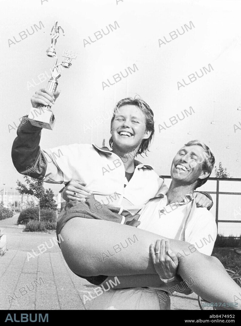 GÖTEBORG 1986-07-04.. Anette Möller - simmare från Varberg. *** Local Caption *** GP Foto: Bengt Christian / Kamerareportage / TT / Kod: 2524.