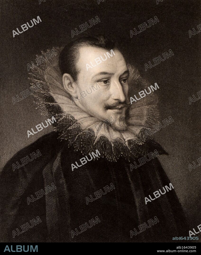 Edmund Spenser (1552?-1599) English Elizabethan poet.  Engraving from "The Gallery of Portraits" Vol. IV, by Charles Knight (London, 1835).  (Photo by: Universal History Archive/UIG via Getty Images).