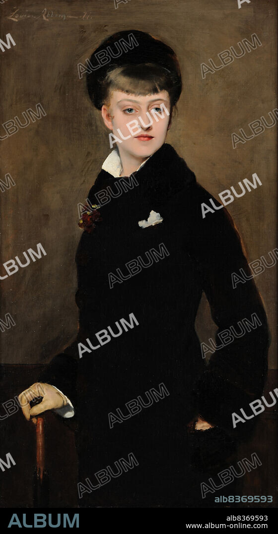 LOUISE ABBEMA. Portrait of the actress Renée Delmas (1858-1902).