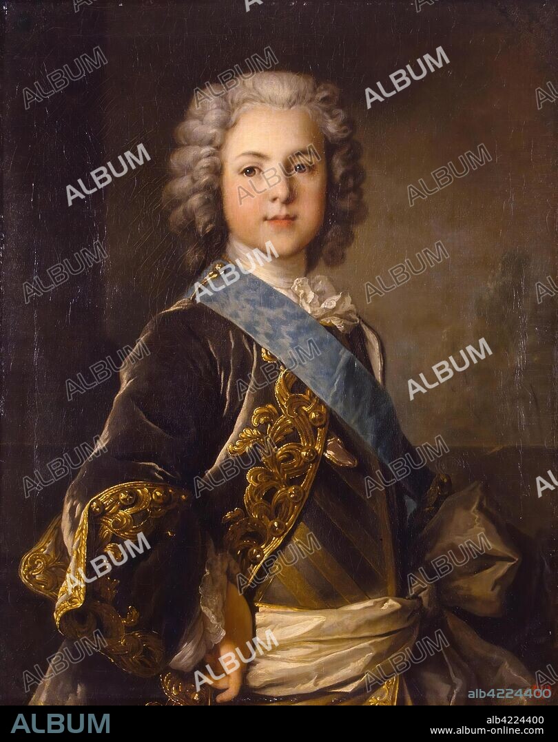 LOUIS TOCQUE. 'Portrait of Louis, Grand Dauphin of France'. France, 1739. Dimensions: 80x64 cm.