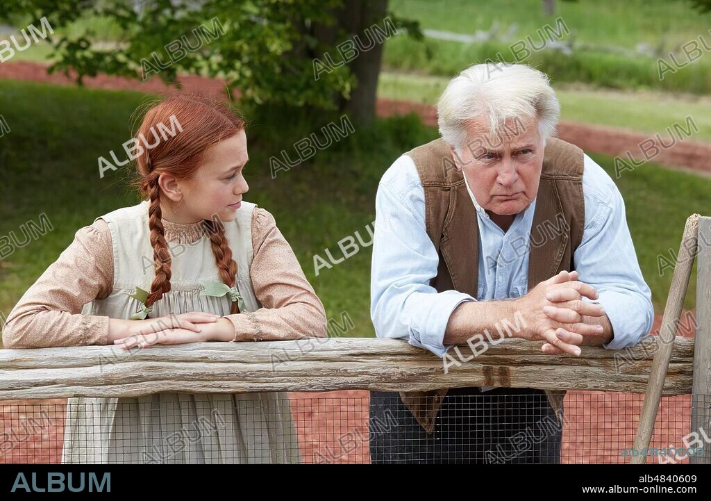 ELLA BALLENTINE and MARTIN SHEEN in ANNE OF GREEN GABLES, 2016, directed by JOHN KENT HARRISON. Copyright Breakthrough Entertainment.