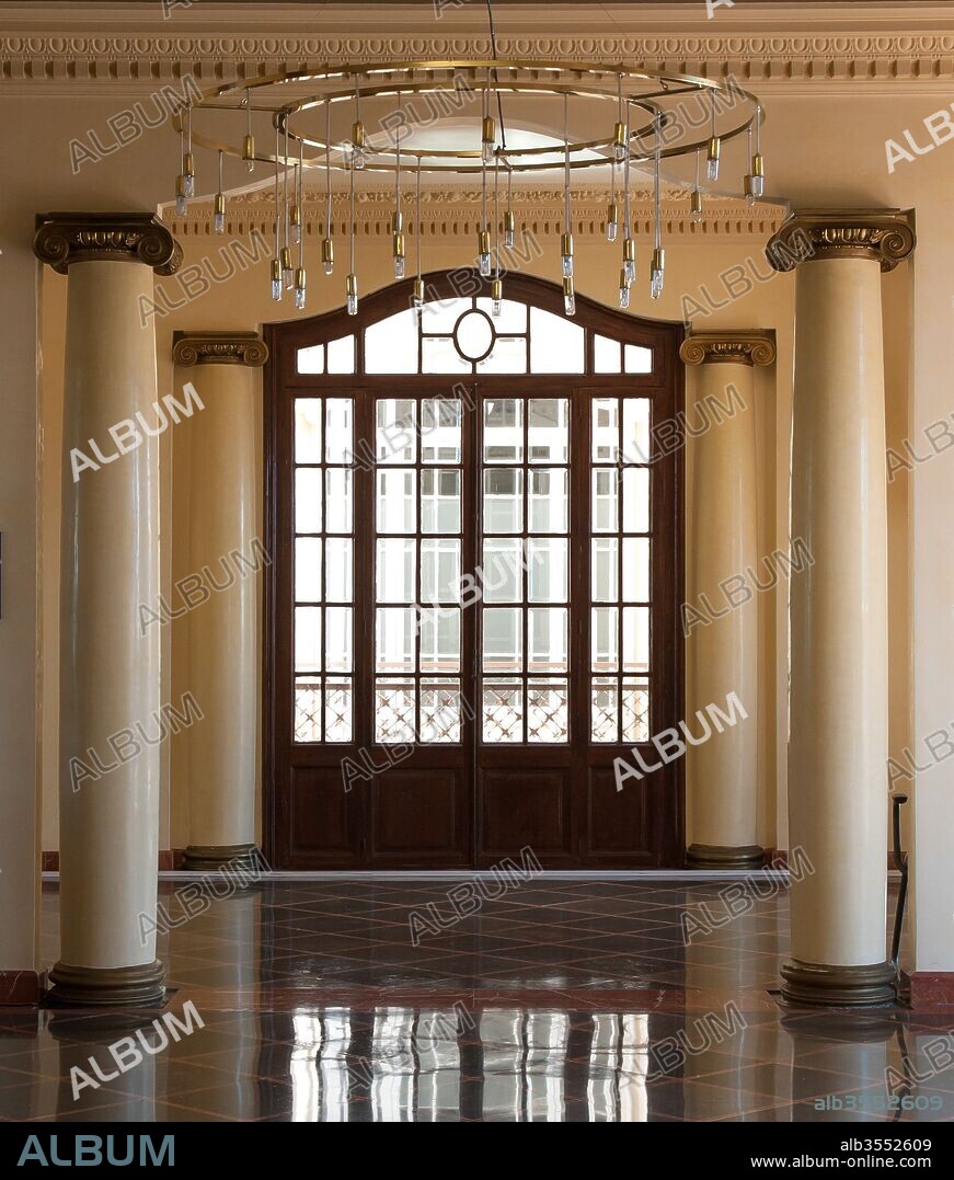 Josep Puig i Cadafalch / Interior of the Pich i Pon House, 1919-1921, Architecture, Barcelona, Barcelona, Catalonia.