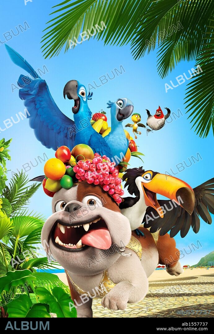 Poster of RIO, 2011, directed by CARLOS SALDANHA. Copyright BLUE SKY STUDIOS/TWENTIETH CENTURY FOX ANIMATION.