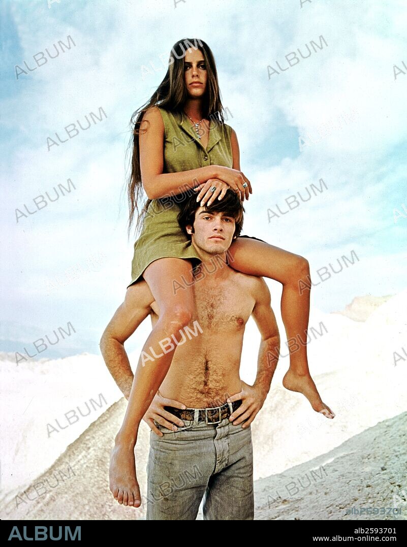 DARIA HALPRIN and MARK FRECHETTE in ZABRISKIE POINT, 1970, directed by MICHELANGELO ANTONIONI. Copyright M.G.M.