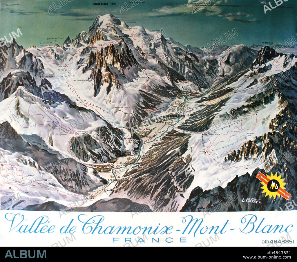 LOUIS KOLLER. Chamonix Mont Blanc.