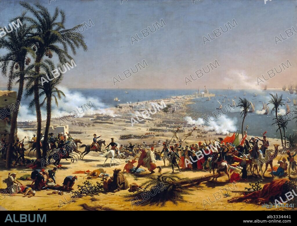 LEJEUNE, LOUIS-FRANçOIS, BARON. Battle of Aboukir, 25 July 1799.