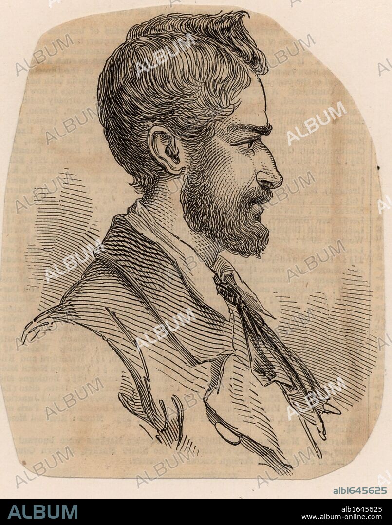 Frederich Wilhelm Ludwig Leichhardt (1813-1848?) Prussian (German) explorer and naturalist. In 1848 he began a journey across Australia from east to west starting from Moreton Bay. He disappeared and no traces of him have ever been found.  "The Illustrated London News" (London, 1846). (Photo by: Universal History Archive/UIG via Getty Images).