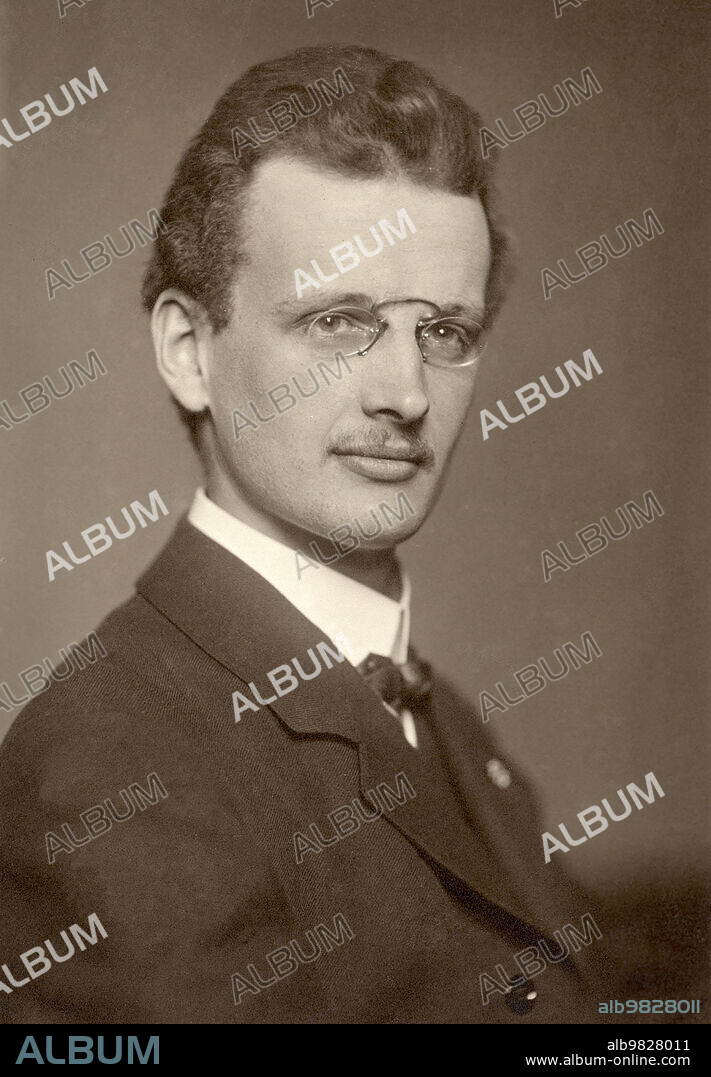 Auguste Piccard (1884-1962) was a Swiss physicist, inventor and explorer known for his record-breaking hydrogen balloon flights, with which he studied the Earth's upper atmosphere. Piccard was also known for his invention of the first bathyscaphe, FNRS-2, with which he made a number of unmanned dives in 1948 to explore the ocean's depths. Photograph by Johannes Meiner, circa 1910.