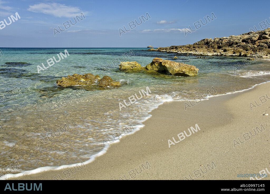 Arenalet d'Aubarca beach. Llevant Peninsula. Arta. Mallorca. Balearic Islands. Spain.